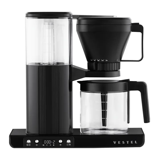 Vestel Brew 50 Retro Siyah Filtre Kahve Makinesi