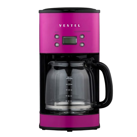 Vestel Retro Pembe Filtre Kahve Makinesi