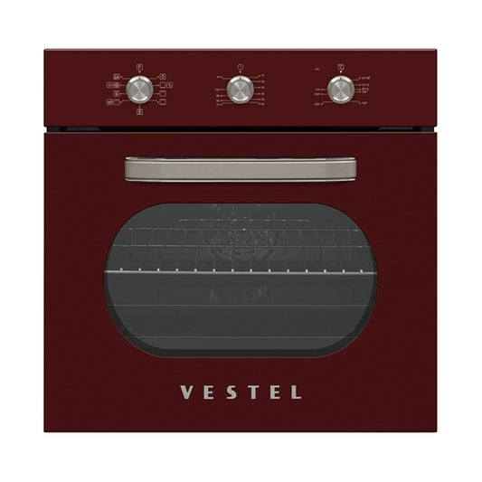 Vestel AF-6682 Retro Bordo 70 Lt A Enerji Sınıfı Ankastre Fırın