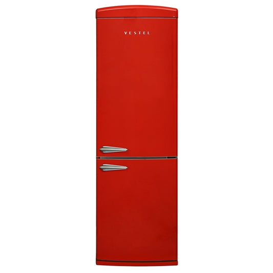 Vestel RETRO NFK37211 KIRMIZI 330 Lt No-Frost Buzdolabı