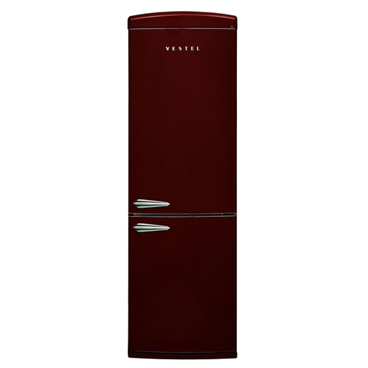 Vestel RETRO NFK37211 BORDO 330 Lt No-Frost Buzdolabı